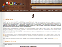 Tablet Screenshot of mediatheque.msesud.fr